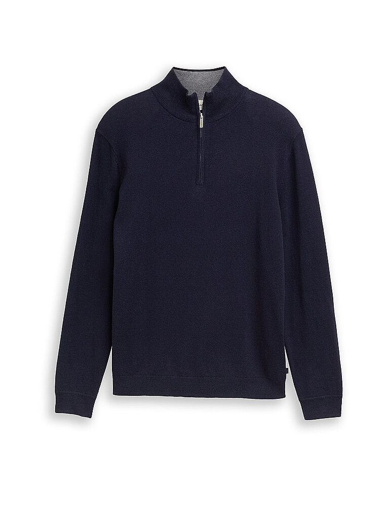TOM TAILOR Troyer Pullover  dunkelblau   S herren